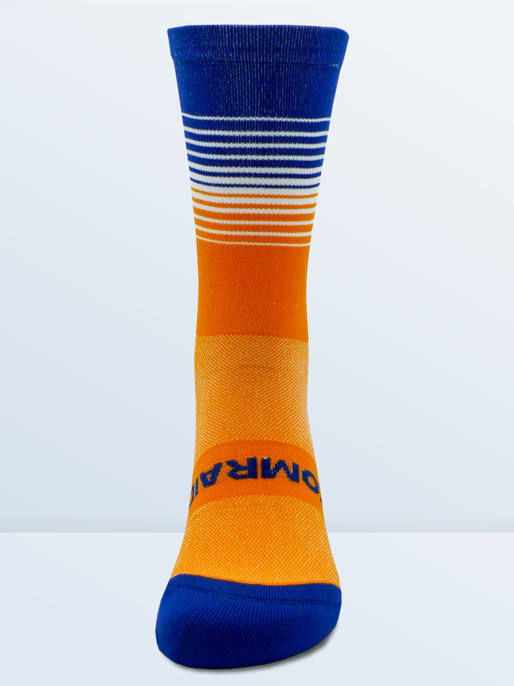 Swagger Socks - Fluro Orange & Blue