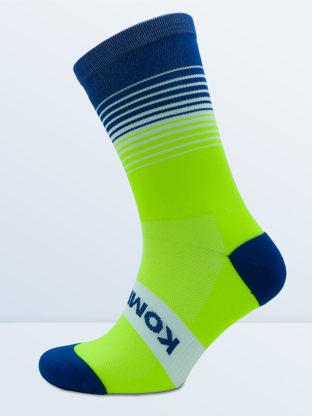 Swagger Socks - Fluro Yellow & Blue