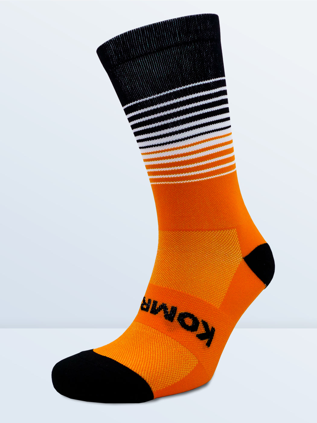 Swagger Socks - Fluro Orange & Black