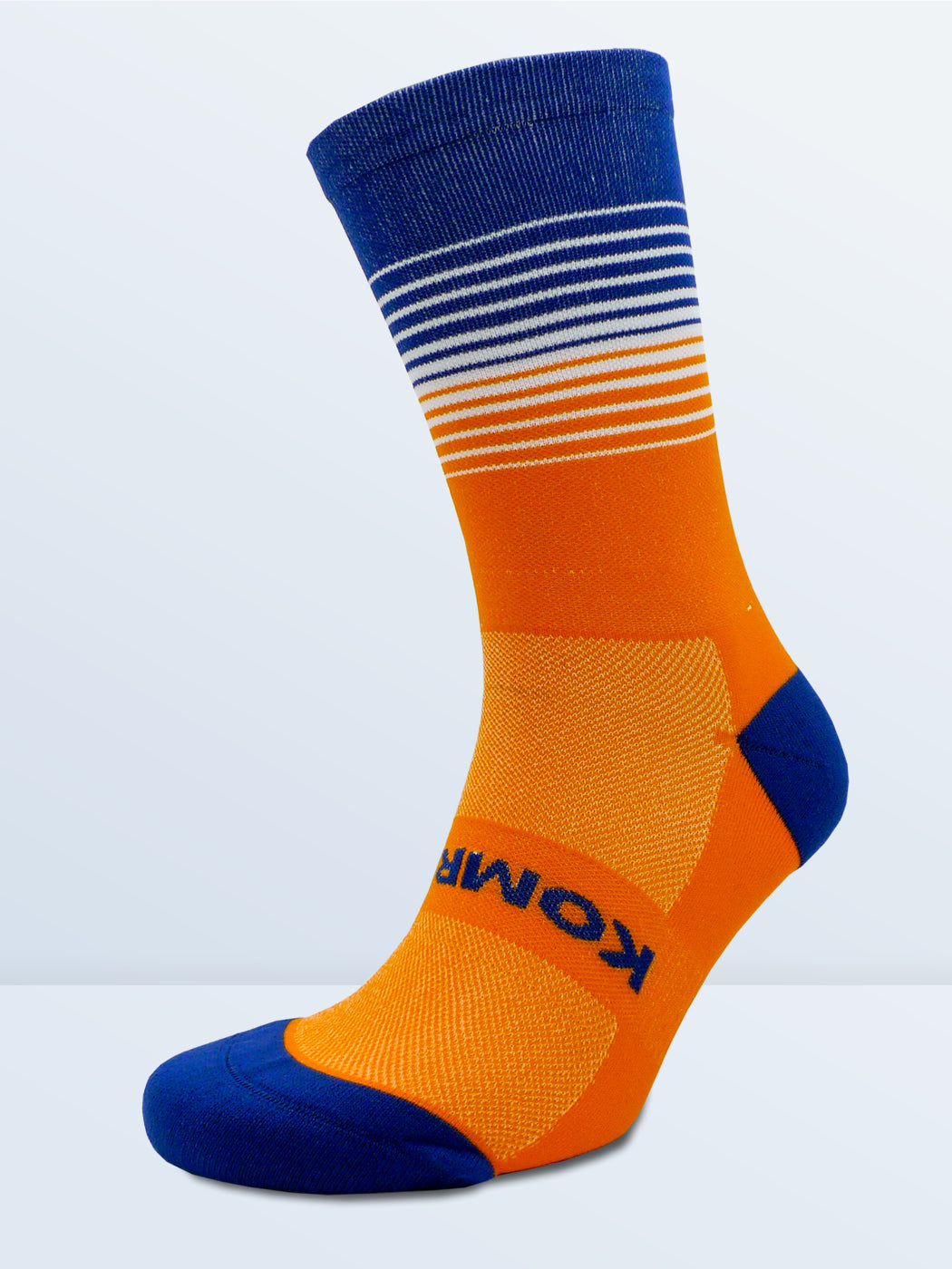 Swagger Socks - Fluro Orange & Blue