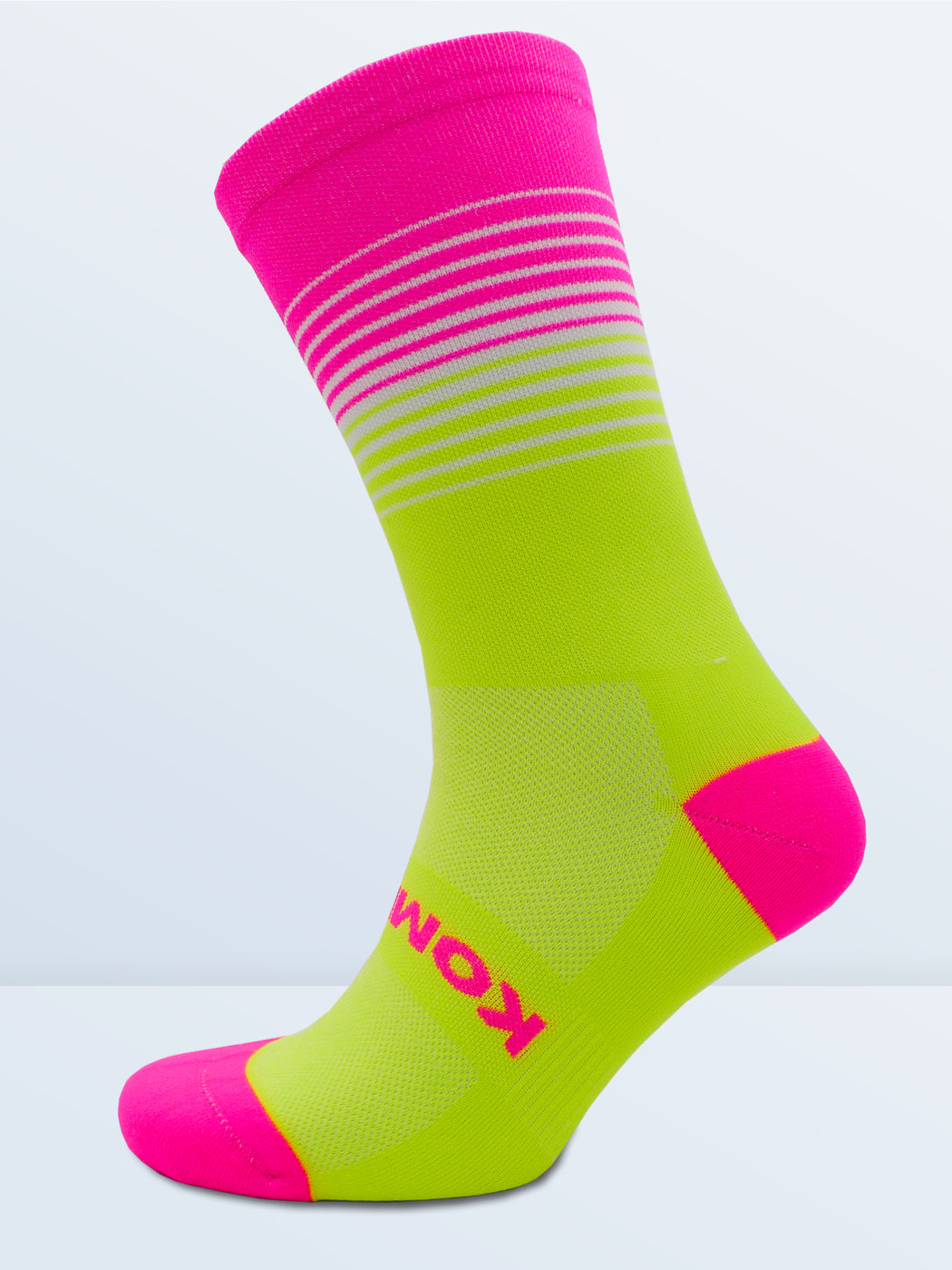 Swagger Socks - Fluro Yellow & Pink
