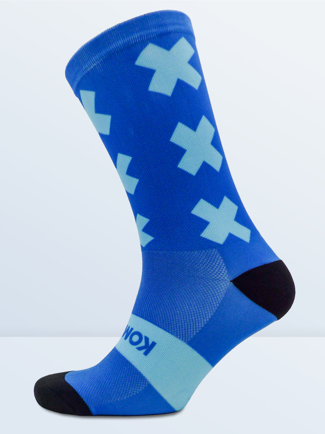 Triple X Socks - Blue & Cyan