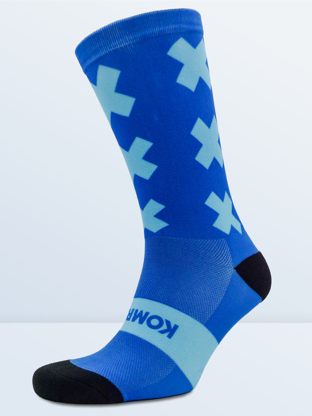 Triple X Socks - Blue & Cyan
