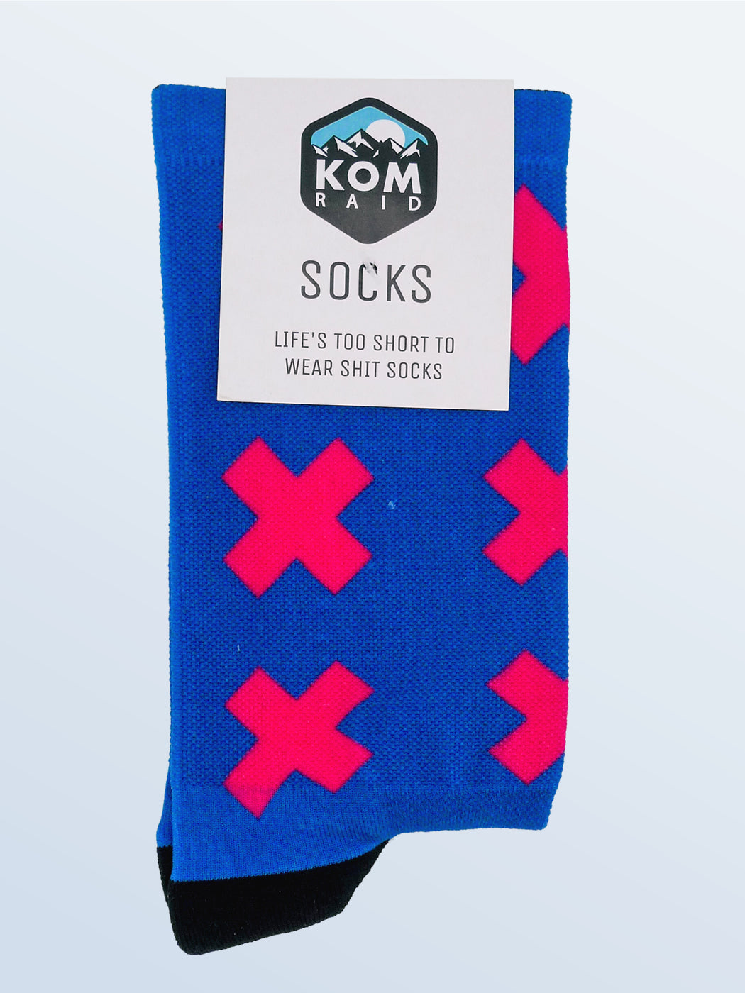 Triple X Socks - Blue & Pink