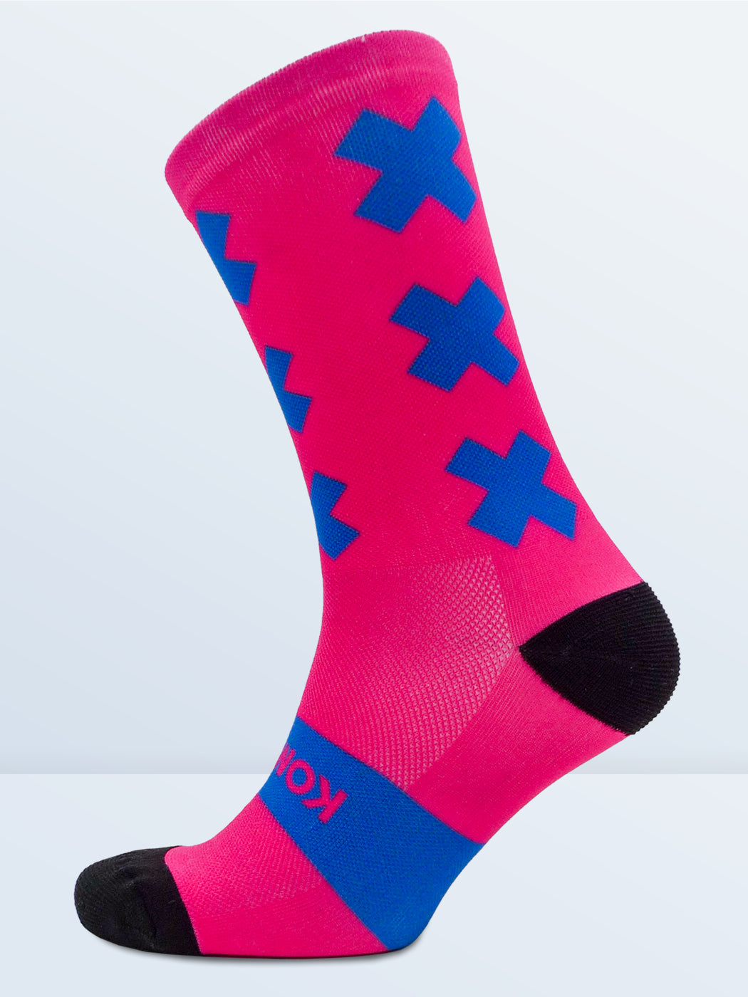 Triple X Socks - Pink & Blue