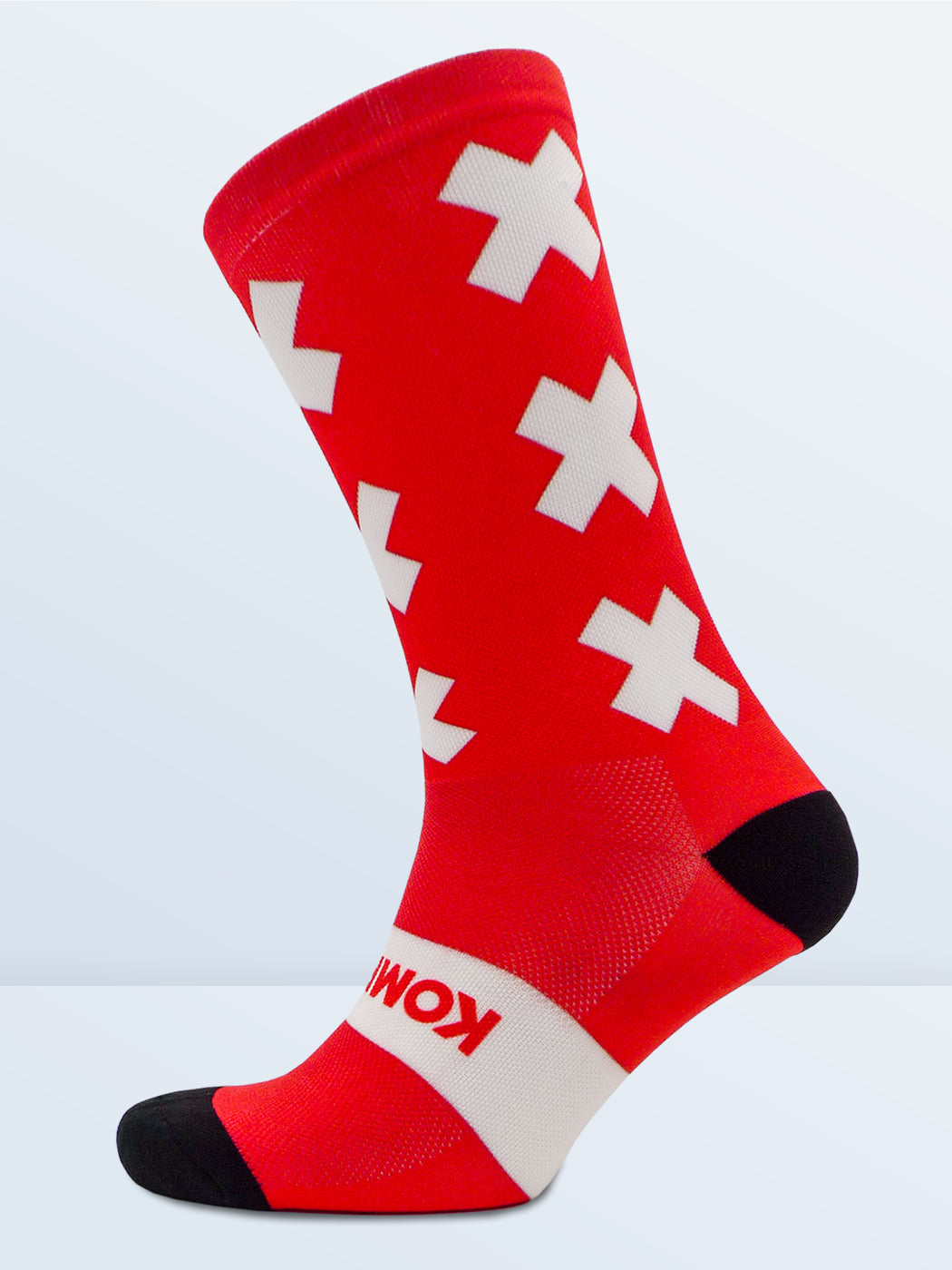 Triple X Socks - Red & White