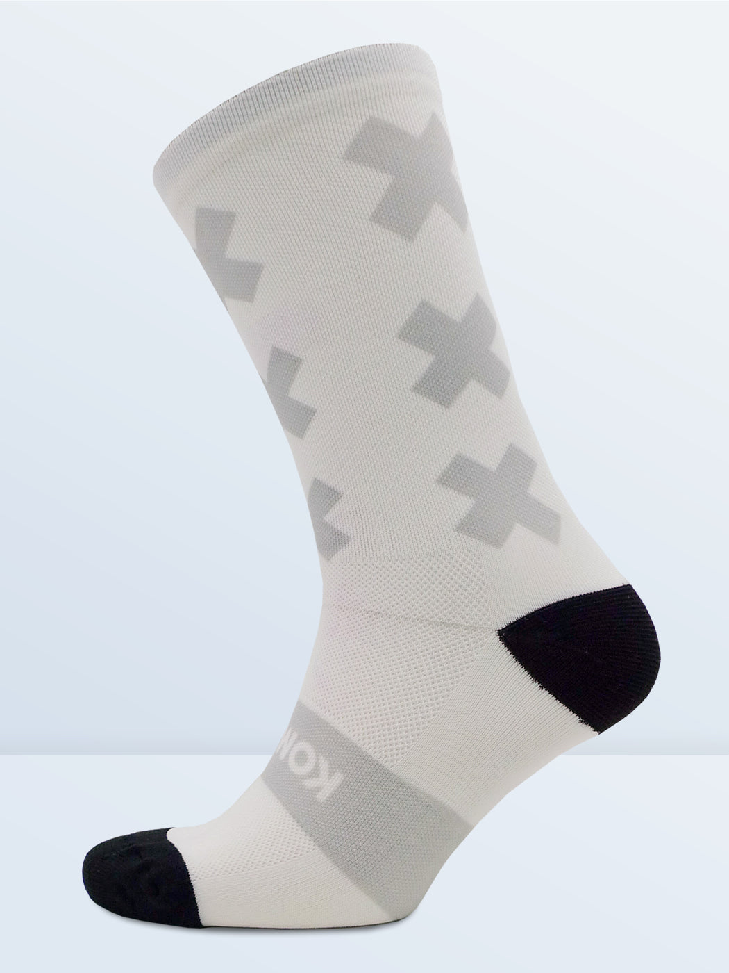 Triple X Socks - White & Grey