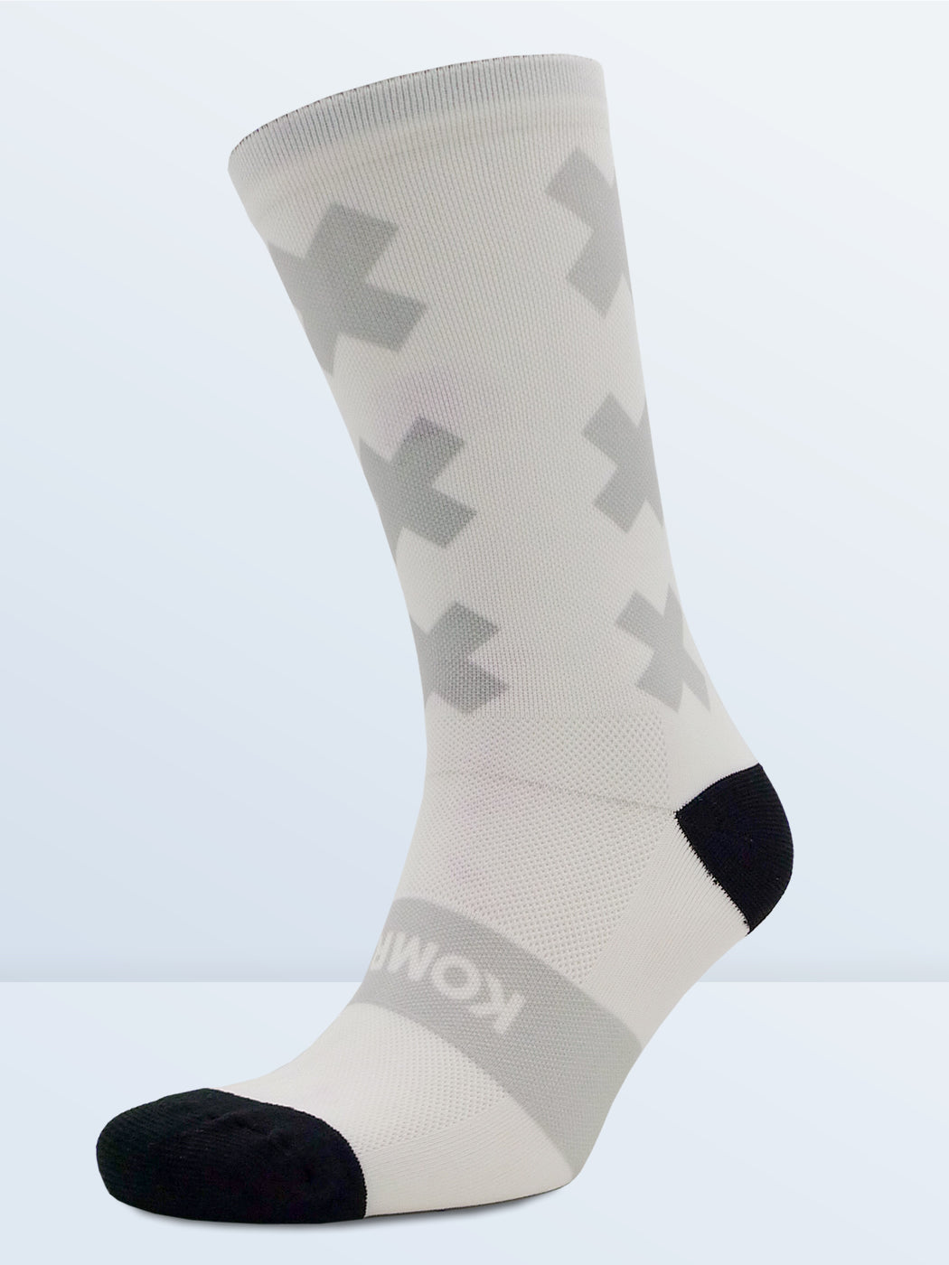 Triple X Socks - White & Grey